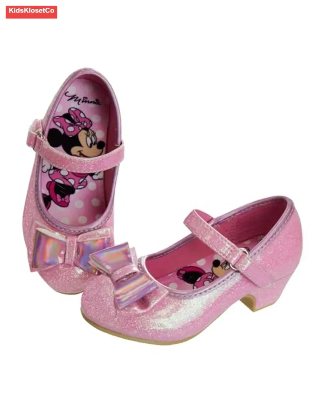 Girls Mary Jane Flat Pump Strap with Bow - Toddler/Little Kid Dress Shoes